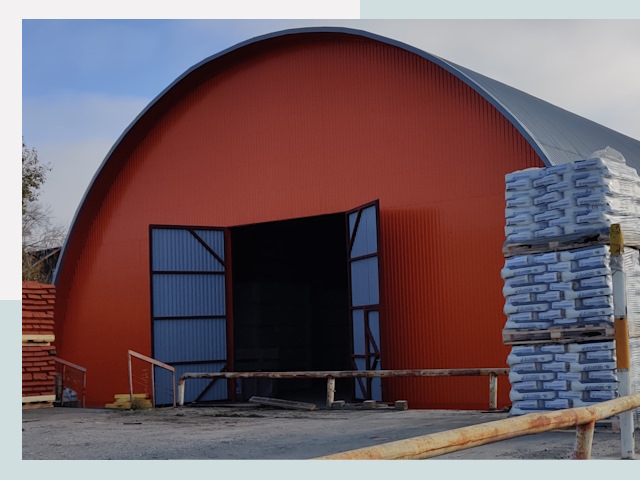 Полукруглые ангары по цене от 606 руб. в Бугульма