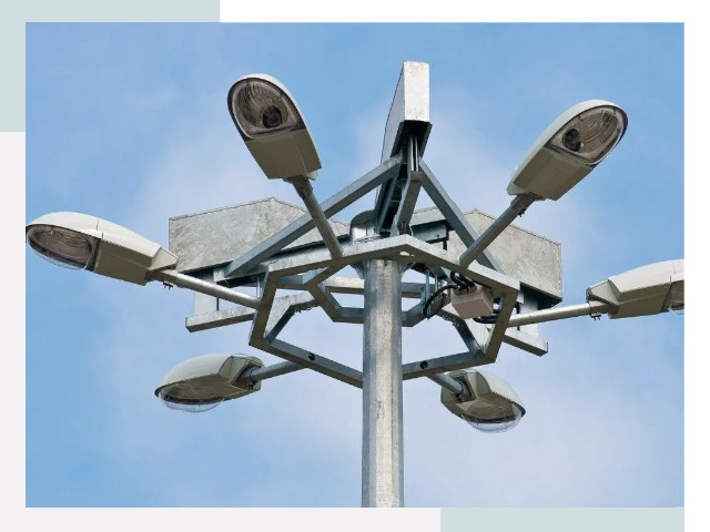 Монтаж осветительных мачт в Бугульме