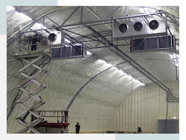 Оснащение ангаров в Бугульме