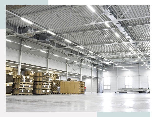 Освещение ангаров в Бугульме