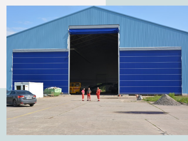 Ангарные ворота в Бугульма от СтальСтрой-Бгл по цене 606 руб.