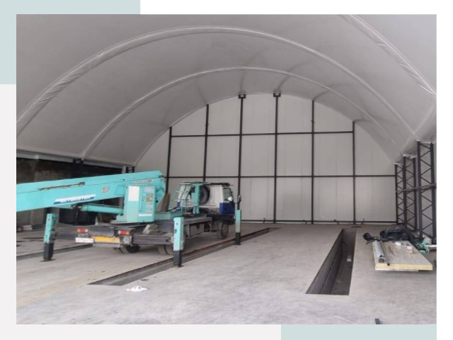 Внутреннее оснащение ангаров в Бугульме