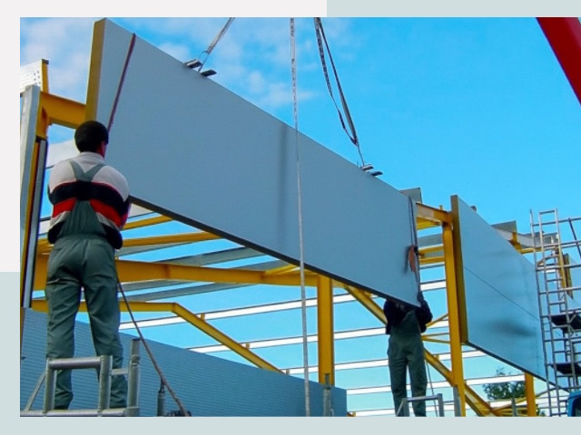 Монтаж сэндвич-панелей в Бугульме от 606 руб.