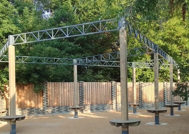 Терраса из металлоконструкций под ключ, проектирование, изготовление и монтаж от СтальСтрой-Бгл